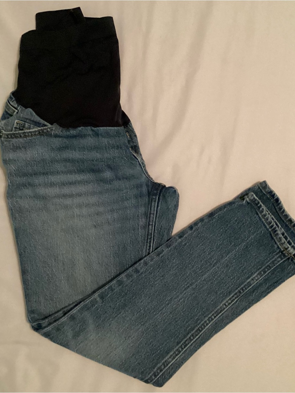 Old Navy Ladies Boyfriend Full Panel Pregnancy Jeans Size 2 Short